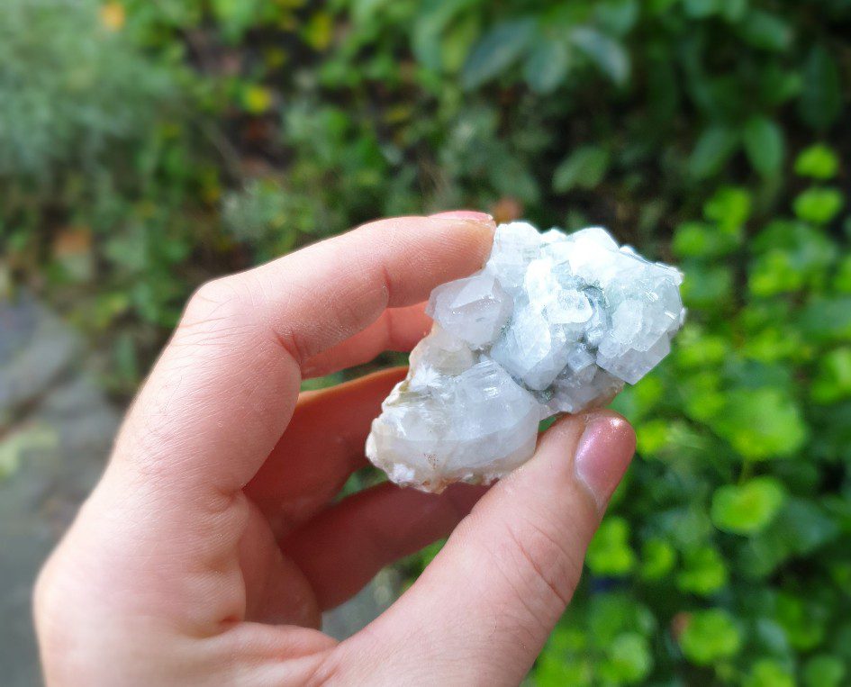 Ruwe brok van Apofyliet- bijzonder mooi kristaal - grote stukken edelsteen - Afbeelding 3