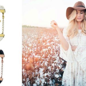 Hippie Chic Horloge voor dames ZWART kleur,