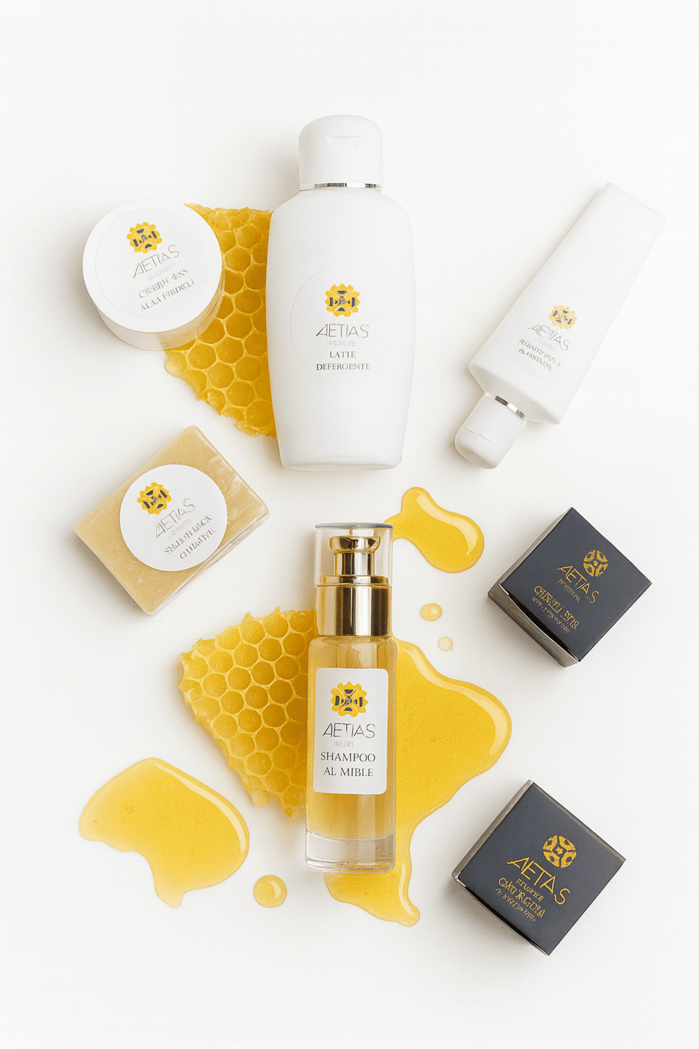 Natuurlijke honing gezicht reinigende melk - gevoelige huid - geurvrij - aloevera en karite
