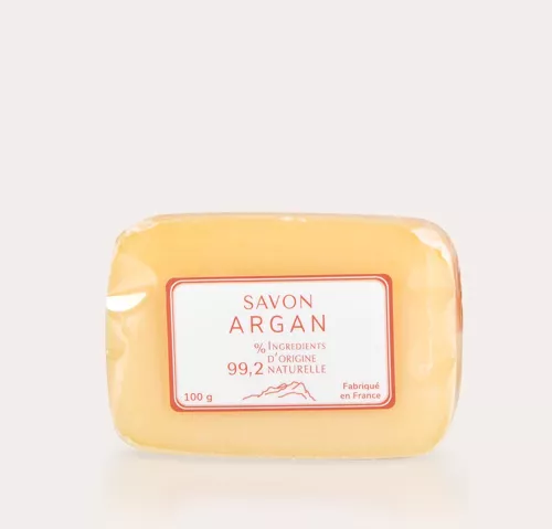 3 stuks Biologische Franse romige Arganolie vaste zeep - zijdezachte huid - amber sinas geur 3x100g