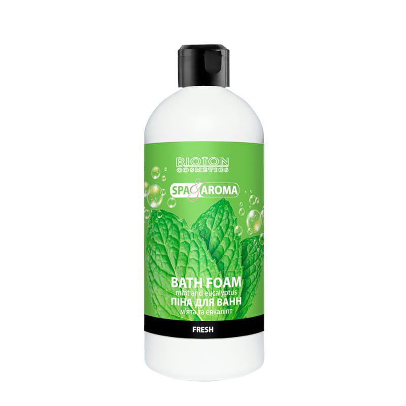 Badschuim Munt en Eucalyptus - verfrissend  - ontspannend  - rijke schuim 750ml