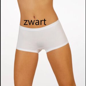 Set van 2 stuks Katoenen mix boxer voor dames, ZWART comfortabele lingerie maat S/M