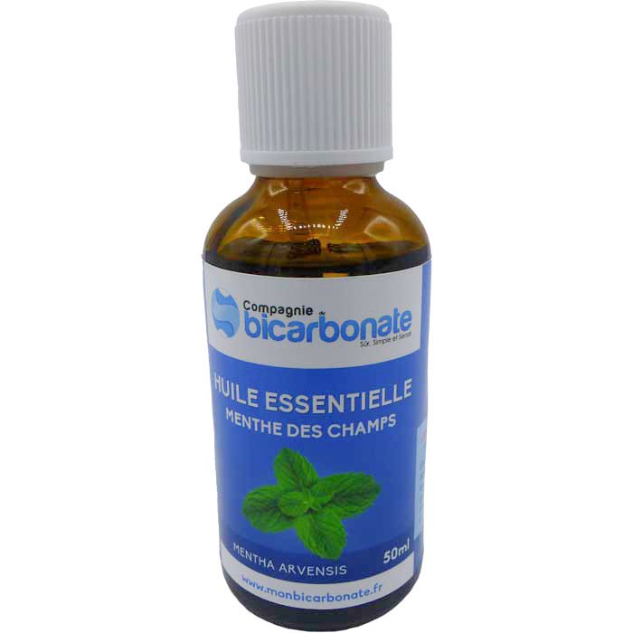 Bio Essentiële olie van Akkermunt - munt - vrije ademhaling - sfeer brander - bad 50 ml