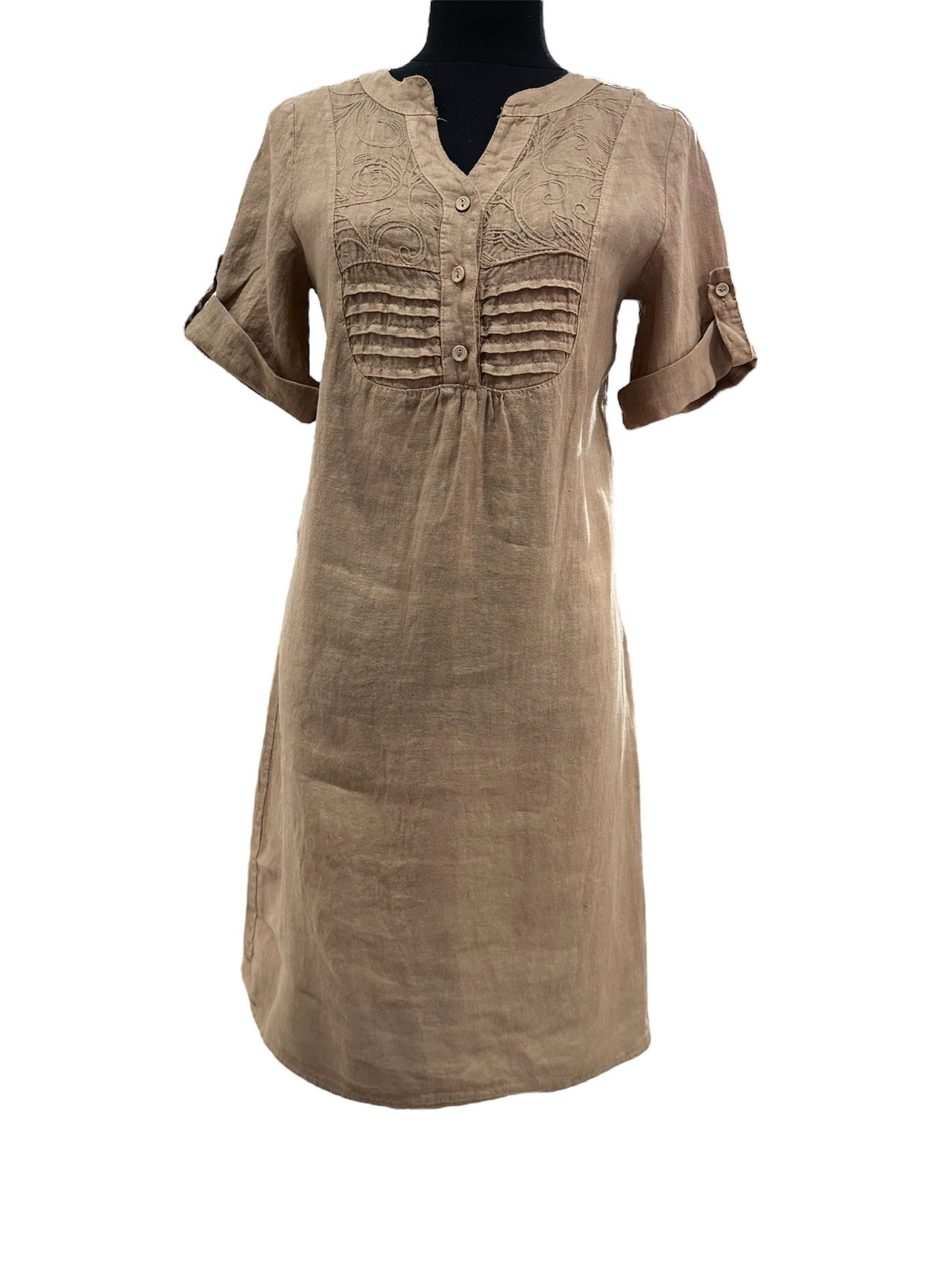 jurk-knoppen-beige
