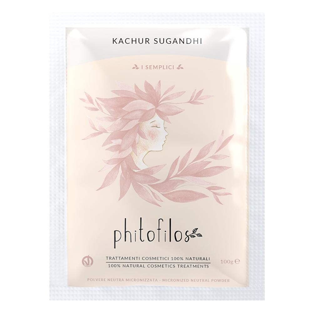 Phitofilos biologische Kachur Sugandhi poeder - krullend - steil haar - gezicht - anti-age 100gr