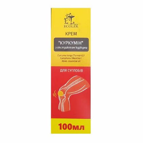 Natuurlijke Lichaam crème met kurkuma - werkt tegen pijnlijke gewrichten en spieren - 100ml