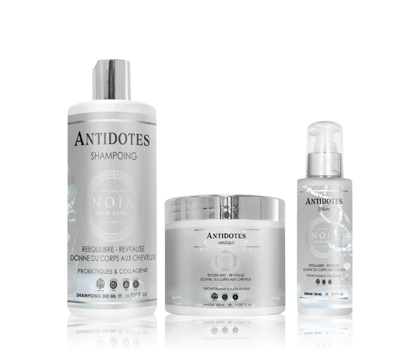 Noïa Luxe Professionele ANTIDOTES ontgiftend Haar serum - haar olie - Collageen - Probiotica - haar volume het haar 100ml