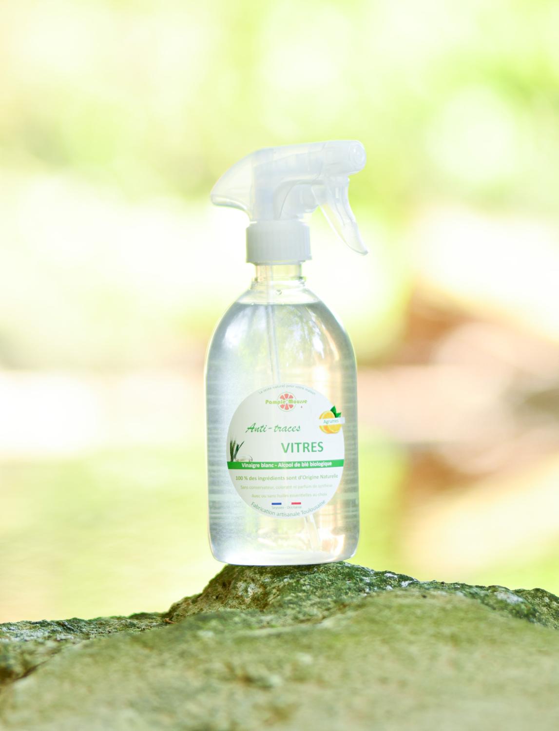 100% Plantaardige Marseille Raam spray reiniger LAVENDEL - anti-vlekken - glans ramen - Marseille zeep 500ml