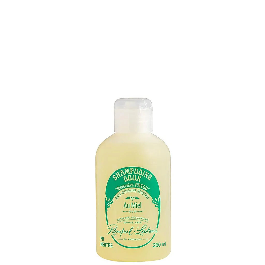 Gecertificeerd biologisch Franse Historische Honing-Kamperfoelie Shampoo - rijk aan honing ''Geneviève Patou'' 250ml