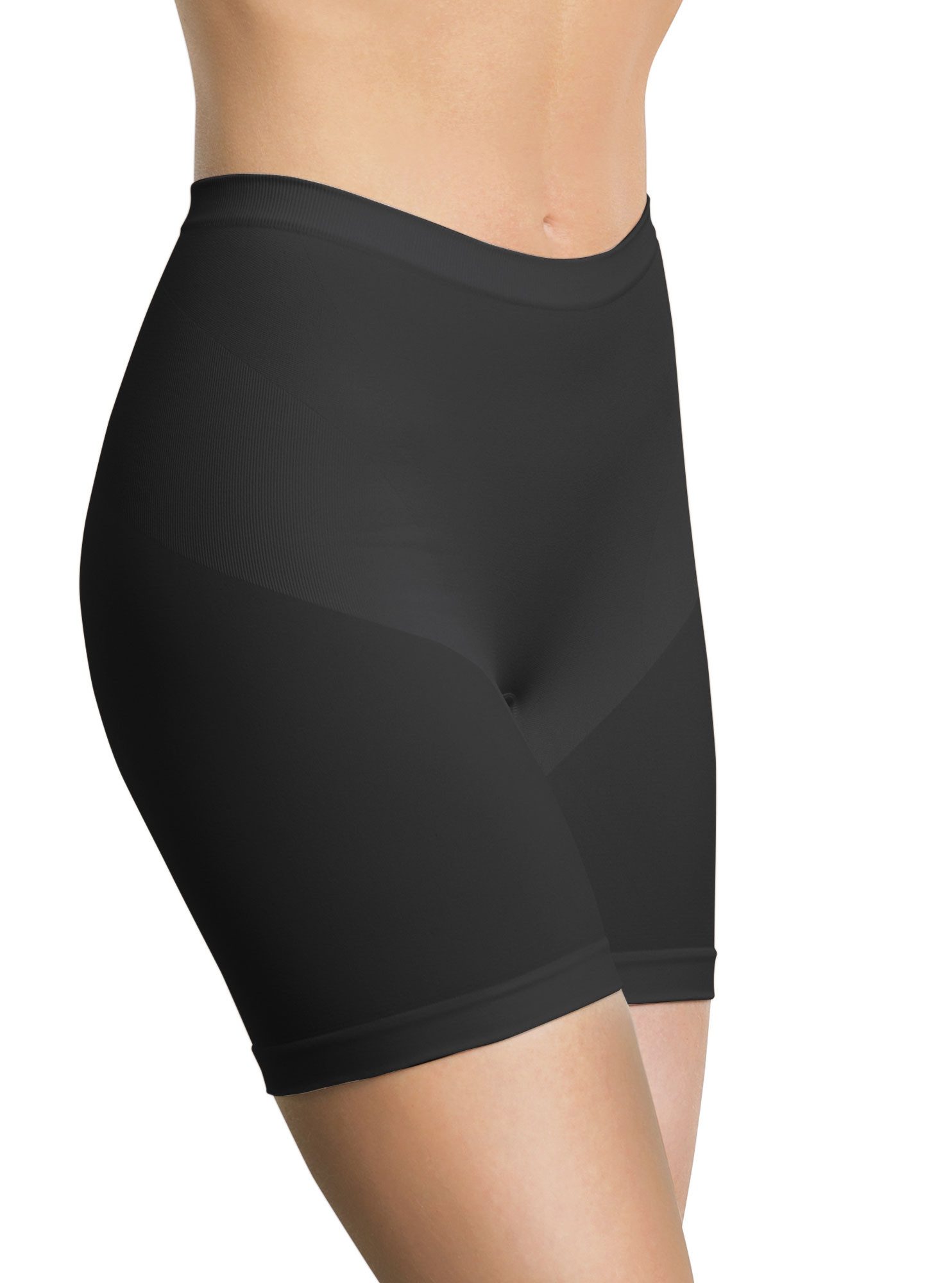 Corrigerende microvezel dames short/boxer - korte pijpen in ZWART kleur, Maat L/XL-44/46