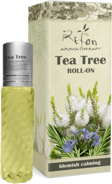 Refan doeltreffende thea tree roll on voor puisten en acne - rozen extract 10ml