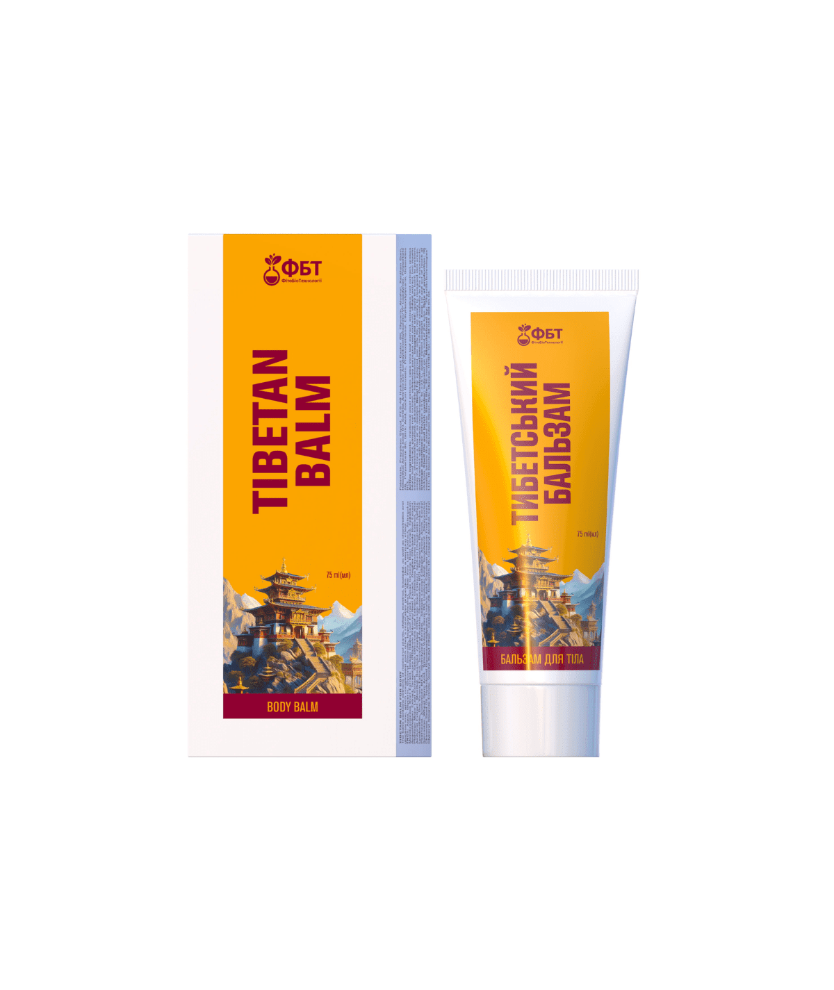 Natuurlijk Tibetaanse Body Balsem - pijnlije gewrichten en spieren - Astragalus - Ginseng - Bijengif en Echinacea 75ml
