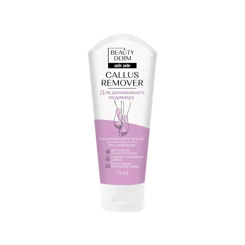 Natuurlijke voet creme Zuur Voetpeeling met Menthol - verwijdert eelt - fruitzuur - paardenkastanje en sinaasappel 75 ml