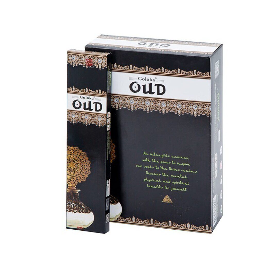 2 pakketen Handgemaakte wierook sticks met OUD - mystiek en energiebescherming 20gr